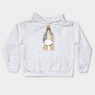 Winter time Kids Hoodie